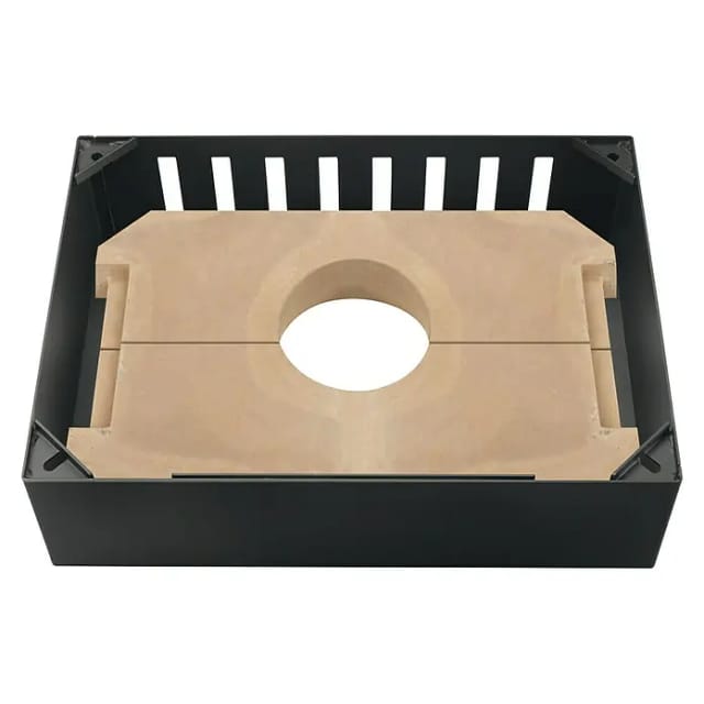 JUSTUS E-Block, BxL: 45,5 x 50,5 cm, Stahl - schwarz