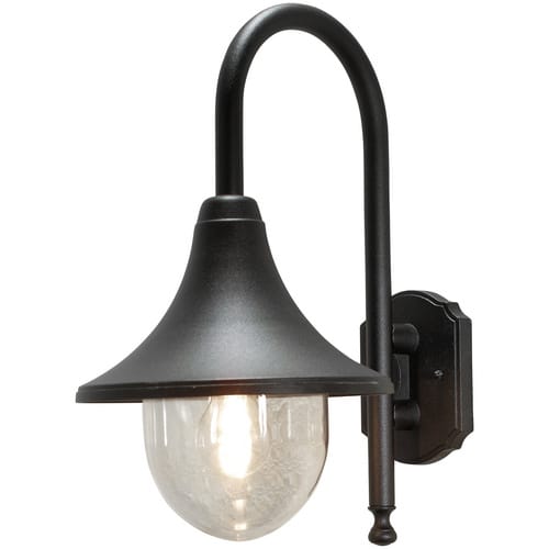 Konstsmide Wandleuchte »BASIC«, 75 W - schwarz