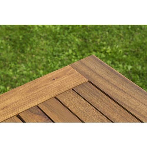 MERXX Tisch, mit Akazienholz-Tischplatte, BxHxT: 185 x 75 x 90 cm - beige