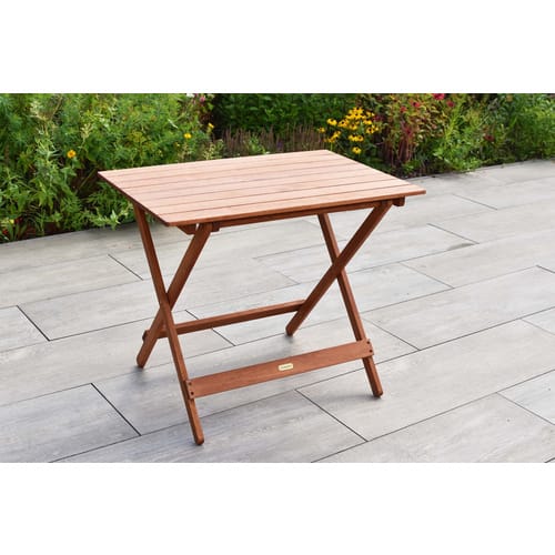 MERXX Klapptisch, BxHxT: 90 x 74 x 60 cm, EukalyptusHolz - beige