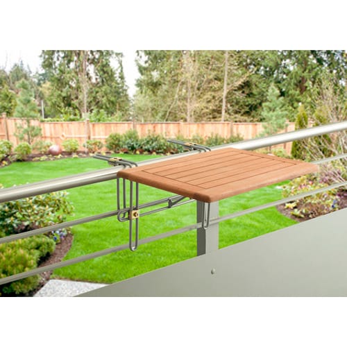 MERXX Hängetisch, BxHxT: 40 x x 60 cm, Tischplatte: Eukalyptusholz - beige