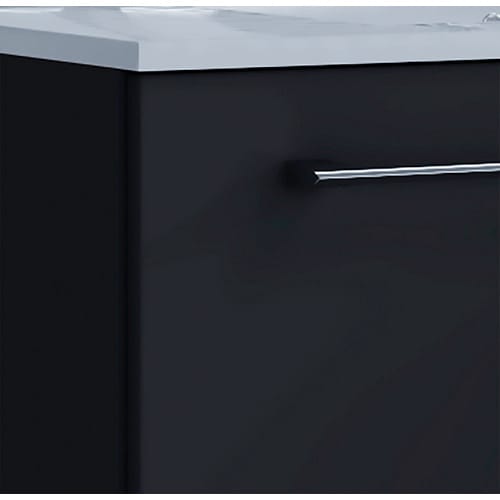 VCM Waschtisch-Set, Breite Waschtisch: 60 cm - schwarz