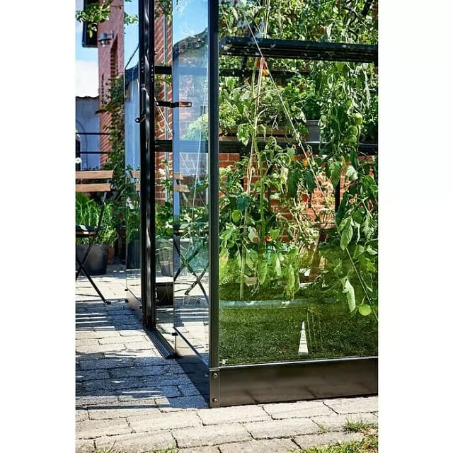 HALLS Fundamentrahmen »Qube 6«, 9,4 m², schwarz