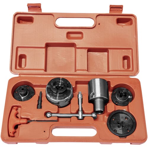 HOLZMANN-MASCHINEN Drechselprofi-Grundset »DP65«, rot, Kunststoff, Metall, für Drechselmaschinen - orange