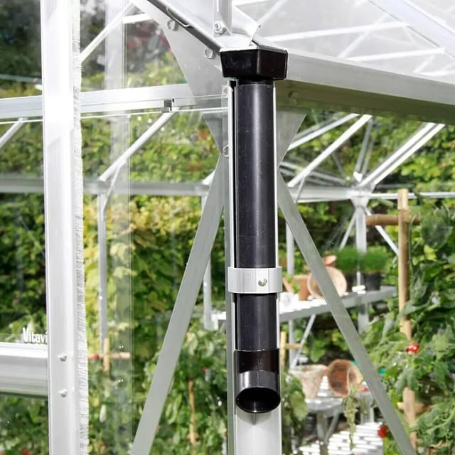 VITAVIA Regenfallrohr-Set; PVC; schwarz