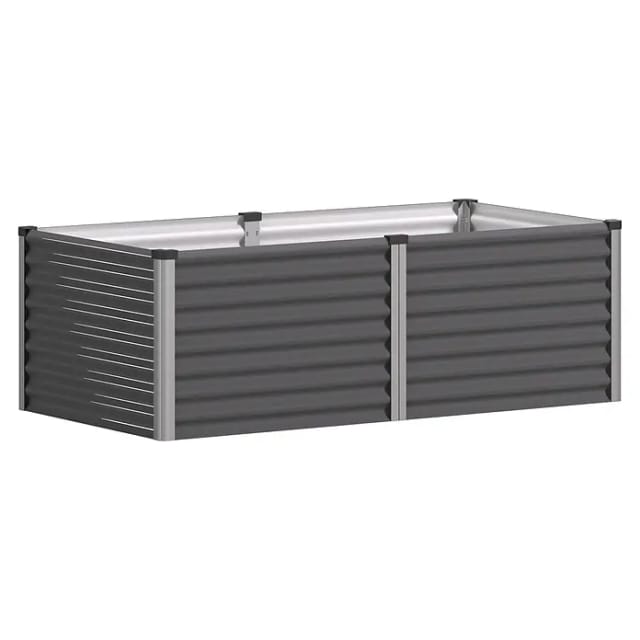 VITAVIA Hochbeet »Meta 630«, BxHxL: 96,2 x 63,2 x 187,7 cm, Zincalume® - grau