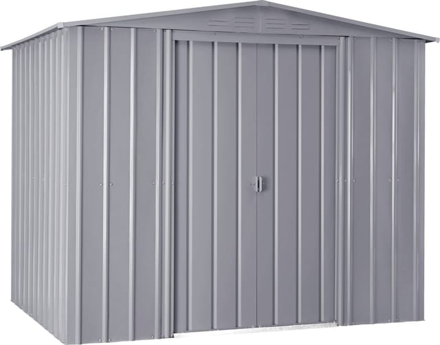 Globel Gerätehaus »Dream«, Metall, BxHxT: 245 x 198 x 247 cm (Außenmaße inkl. Dachüberstand) - silberfarben