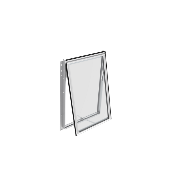 VITAVIA Seitenfenster »H«, BxT: 55,4 x 87,6 cm - silberfarben