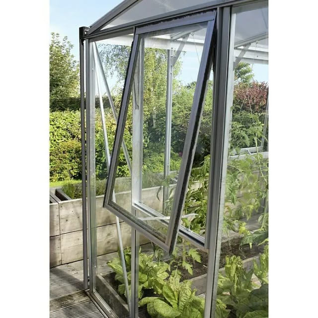 VITAVIA Seitenfenster »Z«, BxT: 70,8 x 86,2 cm - silberfarben