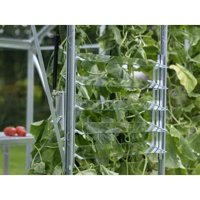 VITAVIA Lamellen-Wandfenster, BxH: 61 x 45 cm - silberfarben