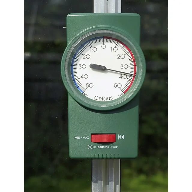 VITAVIA Thermometer, BxHxt: 12 x 23 x 4 cm - gruen