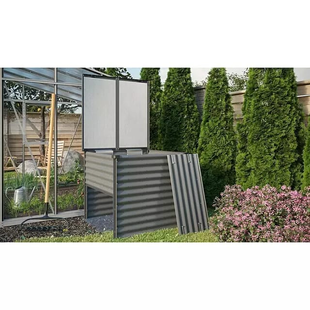 VITAVIA Komposter »Tomma«, Ø x H: x 87,2 cm, Zincalume® - grau