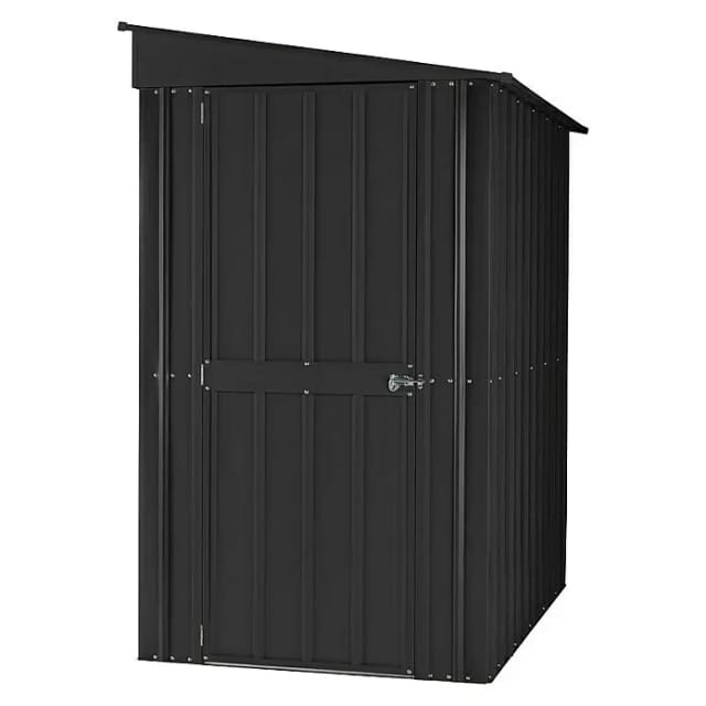 Globel Gerätehaus »LeanTo«, Metall, BxHxT: 155 x 203 x 180 cm (Außenmaße inkl. Dachüberstand) - grau