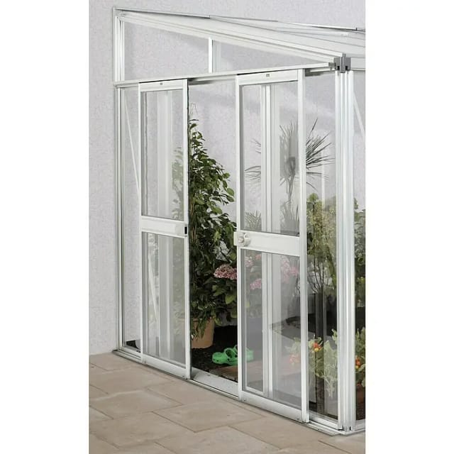 VITAVIA Doppeltür-Kit »Athena«, BxH: 119 x 176 cm - silberfarben