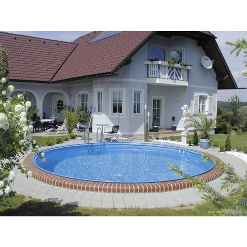 MYPOOL Rundpool Set , rund, Ø x H: 500 x 150 cm - blau