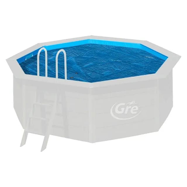 GRE Abdeckplane, Breite: 361 cm, Polyethylen (PE) - blau