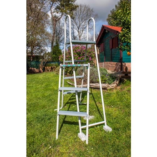 GRE Ovalpool, Holzoptik, BxHxL: 375 x 120 x 730 cm - braun