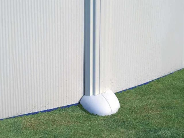 GRE Stahlwand-Pool Poolset , oval, BxLxH: 375 x 610 x 132 cm - weiss