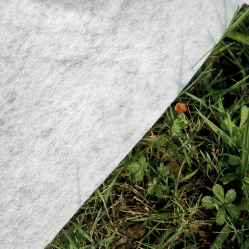 GRE Bodenschutzplane, Breite: 400 cm, Polyester - weiss