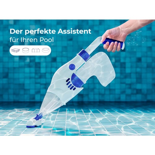 GRE Bodenreiniger, für Pools bis 60 m², weiß - weiss