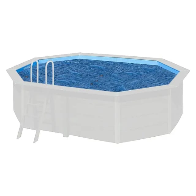 GRE Poolabdeckung »Isothermische Abdeckplanen für Holzpools«, B x L: 418 x 618 cm - blau