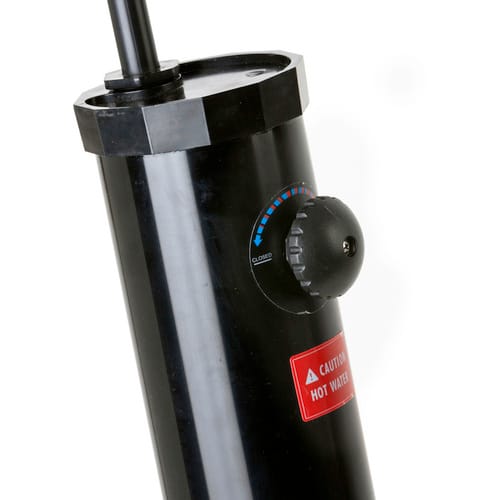 GRE Solardusche, Kunststoff, mit 20 l-Tank, verstellbarer Duschkopf - schwarz