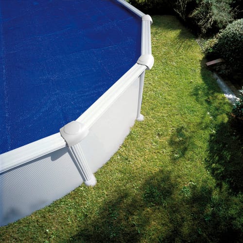 GRE Abdeckplane, Ø 360 cm, Kunststoff - blau