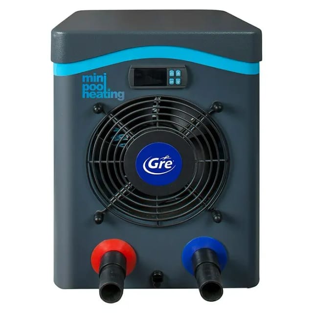 GRE Wärmepumpe, max. Heizleistung: 2500 W, für Pools bis: 20 m³ - grau