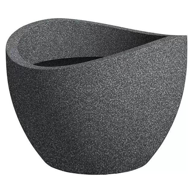 SCHEURICH Pflanzgefäß »WAVE GLOBE«, ØxH: 60 x 44,7 cm, schwarz - grau