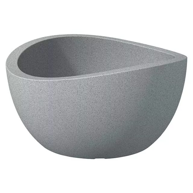SCHEURICH Pflanzgefäß »WAVE GLOBE BOWL«, ØxH: 39,3 x 21 cm, grau