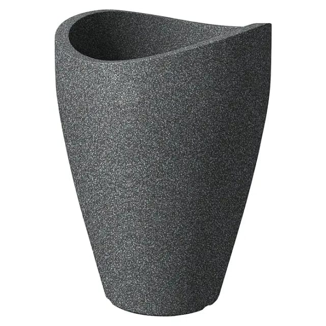 SCHEURICH Pflanzgefäß »WAVE GLOBE HIGH «, ØxH: 40 x 54 cm, schwarz - grau