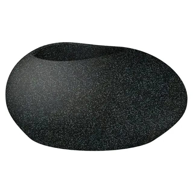 SCHEURICH Pflanzgefäß »FLOW«, ØxH: 48 x 23,1 cm, schwarz - grau