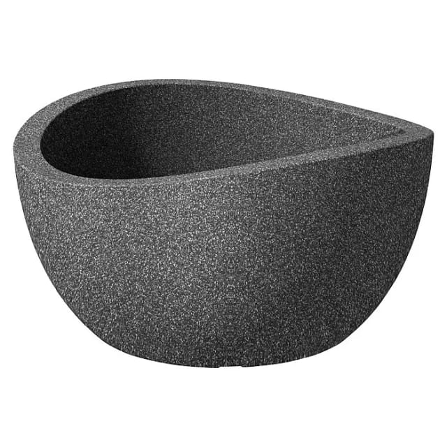 SCHEURICH Pflanzgefäß »WAVE GLOBE BOWL«, ØxH: 39,3 x 21 cm, schwarz - grau
