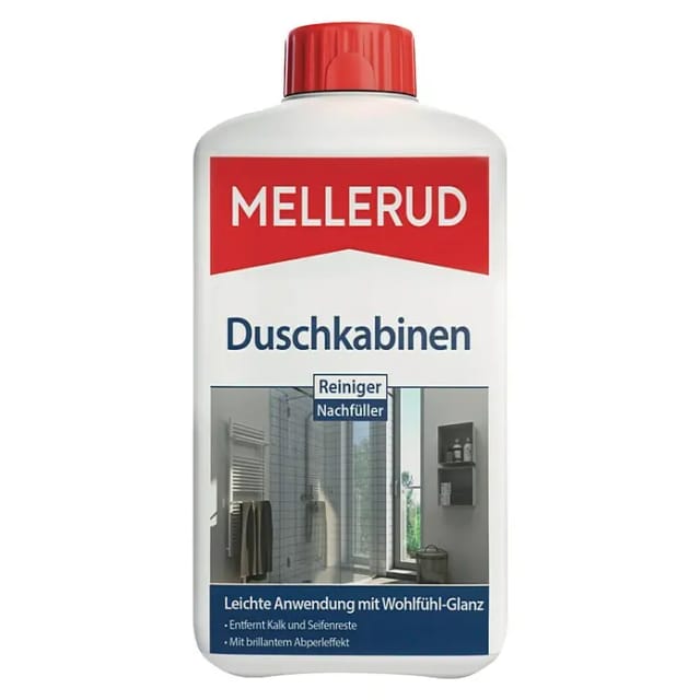 MELLERUD Duschkabinen-Reiniger, weiss/rot, 1 l