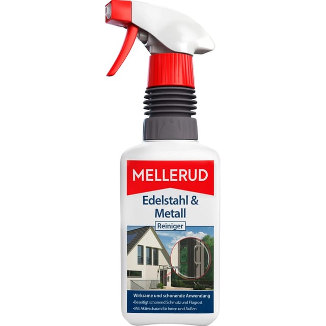 MELLERUD Edelstahlreiniger, transparent, 0,5 l