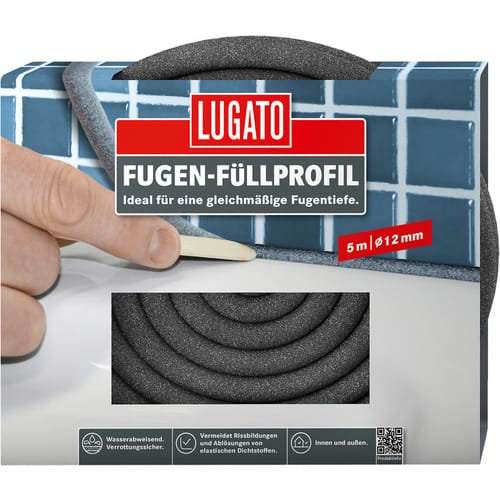 LUGATO Fugen-Füllprofil - grau