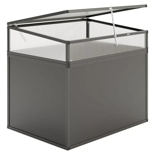 KGT Hochbeet, BxHxL: 121 x 77 x 91 cm, Aluminium - grau