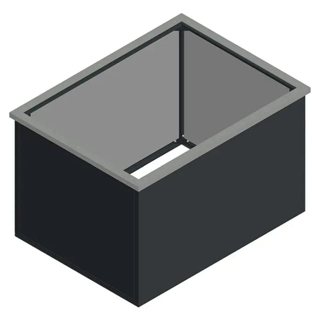 KGT Schneckenkante »Aluminium-Hochbeet 130«, alufarben, HxL: 3 x 130 cm - silberfarben