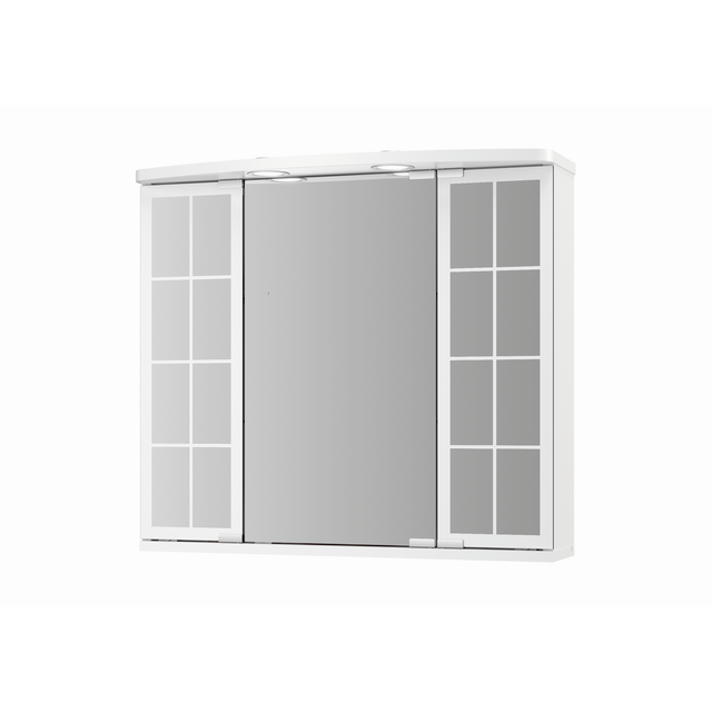 JOKEY Spiegelschrank, 3-türig, LED, BxH: 67,5 x 60 cm - weiss