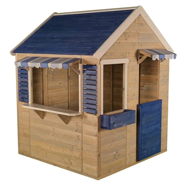 WENDITOYS Spielhaus, BxHxT: 120 x 155 x 120 cm, Holz, natur - beige