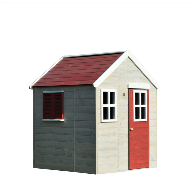 WENDITOYS Spielhaus »Gecko«, BxHxT: 120 x 155 x 120 cm, Holz, natur - beige