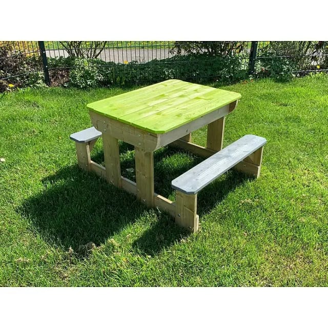 WENDITOYS Picknicktisch, BxHxT: 100 x 53 x 80 cm, natur - braun