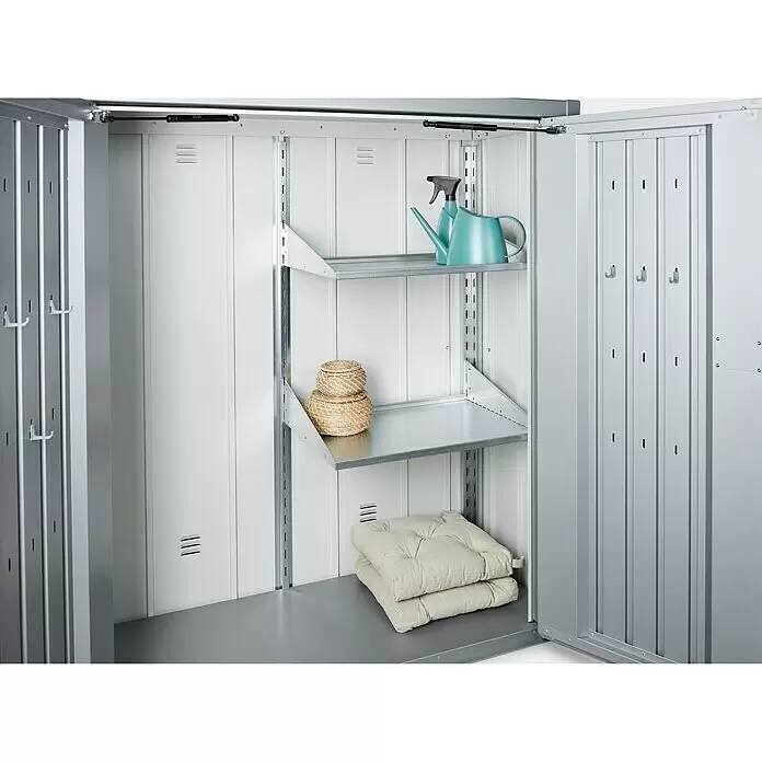 BIOHORT Regale »Romeo«, 2 Böden, Stahl - silberfarben