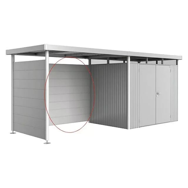 BIOHORT Rückwand »Highline«, Gr. H2-H5, silber-metallic - grau