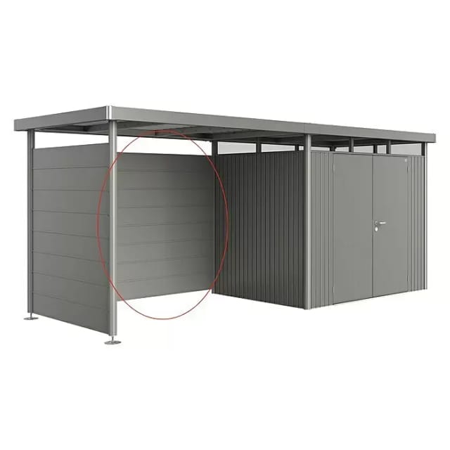 BIOHORT Rückwand »Highline«, Gr. H2-H5, quarzgrau-metallic