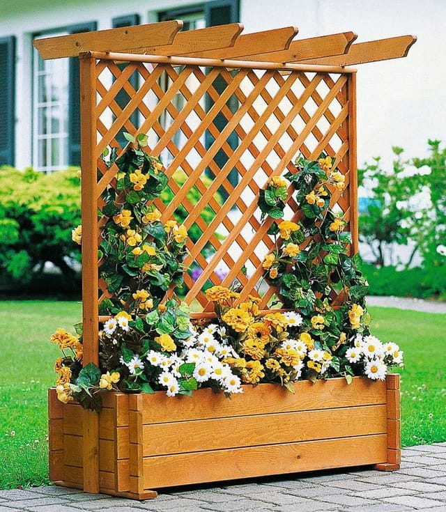 PROMADINO Rankgitter, holz - braun