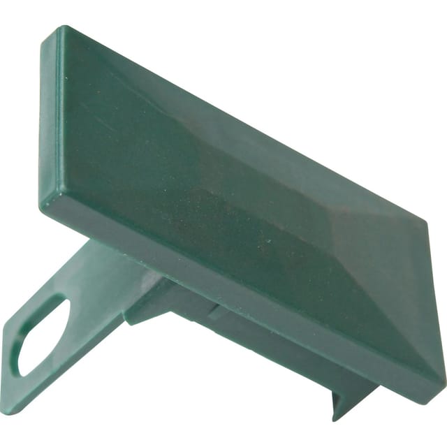FLORAWORLD Pfostenkappe, BxHxT: 9,5 x 7,2 x 4,5 cm, für Premium -Pfosten 60 x 40 mm - gruen