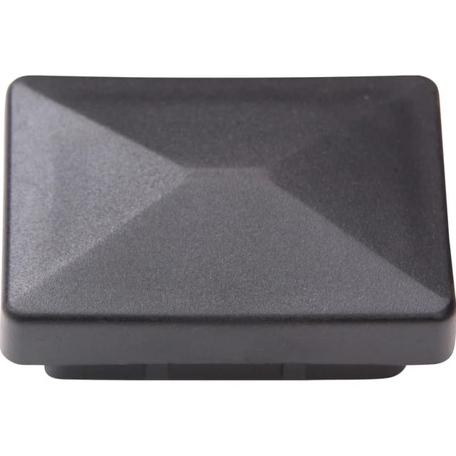 FLORAWORLD Pfostenkappe, BxHxT: 6,5 x 2,7 x 4,4 cm, für Zaun und Eckpfosten 60 x 40 mm - grau