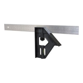 STANLEY Kombinationswinkel, Kunststoff | Stahl, 300 mm - schwarz