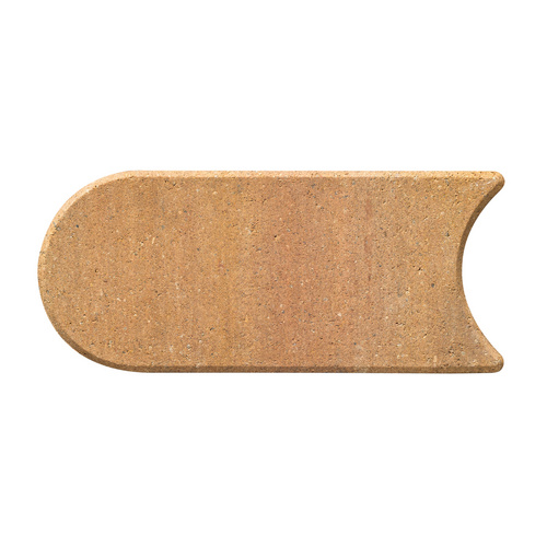 Diephaus Rasenm&auml;hkante, Beton, gefast, sandsteinfarben, 24x12x4 cm - beige Bild 2